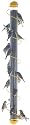 Bird Quest SBF5Y 36" Spiral Thistle Bird Feeder - Yellow