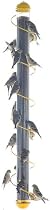 Bird Quest SBF5Y 36" Spiral Thistle Bird Feeder - Yellow