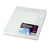 AVERY-DENNISON / HIGH-CAPACITY CORNER LOCKT POLY DOCUMENT SLEEVES, LETTER SIZE, CLEAR, 24/BOX / AVE7...
