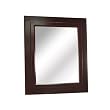 Elite Home Fashions Celebrity Collection Framed Beveled-Edge Glass Mirror, Espresso