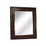 Elite Home Fashions Celebrity Collection Framed Beveled-Edge Glass Mirror, Espresso