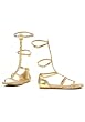 Gladiator Flat Sandal With Double T-Strap