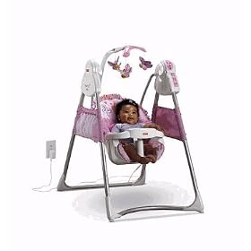 Fisher Price Power Plus Swing Pink Fisher-Price Power Plus Swing - Pink