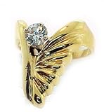 14k Gold and CZ Ring