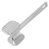Amico Kitchen Two Sided Tenderize Beef Pork Meat Hammer Silver Tone