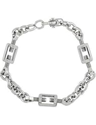 Stainless Steel Screw Link Bracelet or Chain 30 Inch