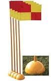 Agora FIFA Corner Flags with Indoor/Outdoor Turf Base