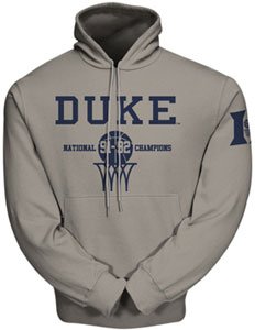 Buy 1991-1992 Duke Blue Devils 10 oz. Hoody Sweatshirt - Gray by Champions Again