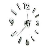 Adhesive Numbers Metal Wall Clock (DIY) by Cupecoy Design