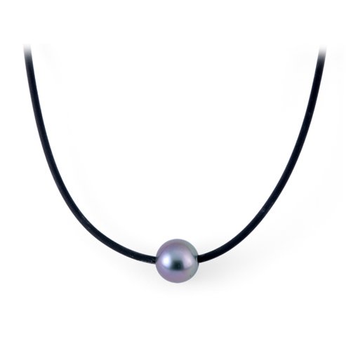 Tahitian Black Pearl Necklace White