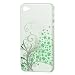 ORIGINAL iProtect Iphone 4 Floral Case H�lle weiss Retro HARDCASE