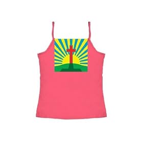 Cross In Sunlight - Spaghetti Tank T-Shirt