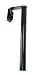 Sattelhalter, klappbar, Metall , schwarz