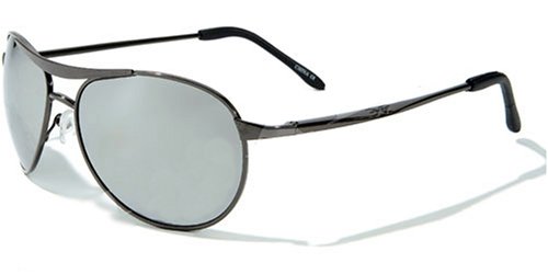 Aviator Sunglasses AV86 Full Mirror lens Spring Hinges with Pouch