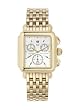 NEW MICHELE DECO GOLD TONE WATCH MWW06A000210
