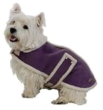 Suede Shearling Coat - XS  Violet/Purple