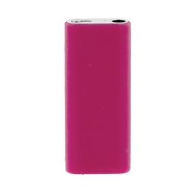 Hot Pink Durable Soft Silicone Skin Cover Case for Apple ipod shuffle 4GB 3G 3rd generation