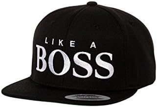 Community 54 Men's Like a Boss Snapback One Size Black