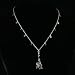 Duke Blue Devils Crystal Bead Logo Necklace NCAA College Athletics