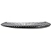 Outop Black Ox Horn Hair Comb, Wide Tooth, Pocket Comb