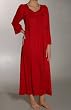 Unmentionables Petals Long Sleeve 53 Embroidered Yoke Gown (6299)