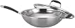Sunpentown SK-7362 Stainless Steel Wok with Lid