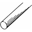 166 Solid Brass Rod 3/16" (5)