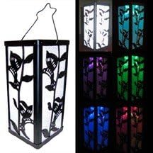 Outdoor Garden Hummingbird Lantern Color Changing/White Solar Light