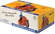 Toysmith Retro Red Plastic Motorcycle And Rider 1:24 Scale - Toysmith Reissue of 1948