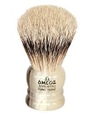 Omega Sunshine Silver Tip Badger Hair Shaving Brush - #599
