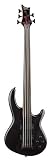 Dean Edge 5 Fretless Bass, Trans Black