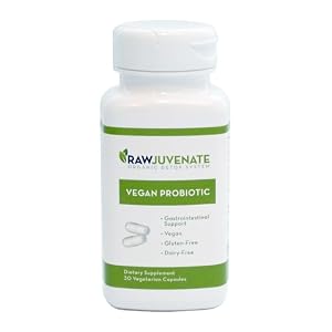Raw Green Organics Rawjuveante Vegan Probiotics Supplement, 0.25 Pound