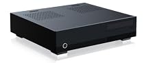 Omaura TF08 HTPC Media Center Desktop Case w/ OLED, Remote, & IR-Blaster -Black