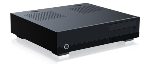 Omaura TF08 HTPC Media Center Desktop Case w/ OLED, Remote, & IR-Blaster -Black