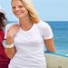 American Apparel Womens Sheer Jersey Summer Tee