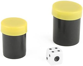 LLSai- Gimmick Magic Props-Thousand Mile Eye See Dice Through Black Case