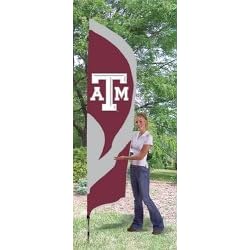Texas A&M Aggies Tall Team Garden House Flags 8.5 ft x 2.5 ft NCAA College Athletics Fan... from Animal Houses