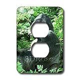 Monkey - Gorilla - Light Switch Covers - 2 plug outlet cover