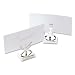 silver cutlery place card holder set