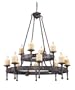 ELK Lighting 14006/8+4+4 12 Light Cambridge Chandelier, Moonlit