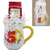 Big Five-Ohh Mug Gift Package - Festive 50th Birthday Gift Set