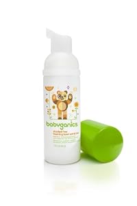 BabyGanics Alcohol Free Foaming Hand Sanitizer On-the-Go, Tangerine, 50ml (1.69-Ounce) Bottles (Pack of 3), Packaging May Vary
