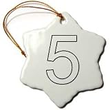 Numbers - Number 5 - Ornaments