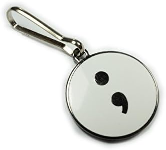 Semicolon Project Suicide Awareness Depression Jacket Backpack ZIPPER CLIP PULL