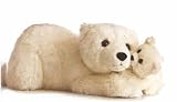 Aurora Plush12 inches Mama Polar Bear and Cub
