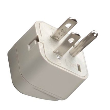 Grounded Adapter Plug United Kingdom to America GUA CE Certified