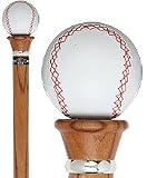 Baseball Walking Cane w/ Rosewood Shaft