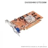 Electronics : Asus EAX550HM512/TD/128M-128MB PCI-E DVI TVO Graphics Card