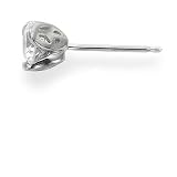 18k White Gold Diamond Stud Earring (1/4 ct, H-I Color, SI2 Clarity)