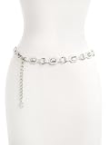 Guess - GUESS Leather and Chain Belt